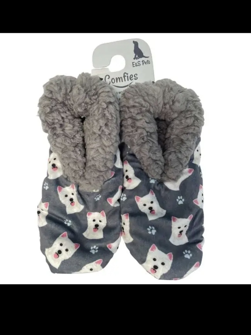 Westie Dog-Print Women’s Slippers